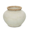 Styly Vazen – terracotta met raffia-accent Maat: L