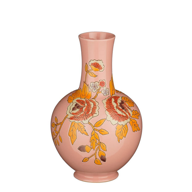 Eloise Vaas – limited edition keramiek met bloemen- en vogelmotief