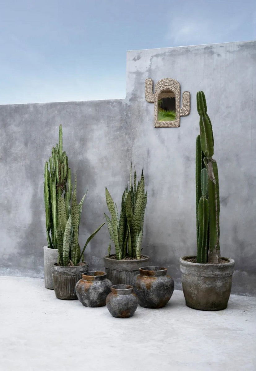 Funky Vazen – speelse terracotta stijl Maat: S