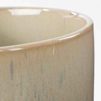 Sandstone Fade Lago Pot – speckled cream met warme rand
