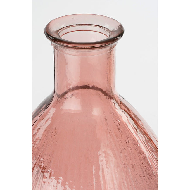 Blush Ripple Firenza Bottle – gerecycled ribbelglas in zachte rosé