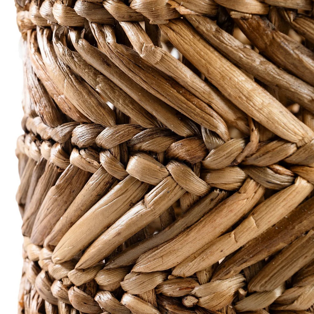 Zigzag Natural – plantenmand met een ritmisch randje maat M