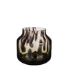 Wild Amber Pantera Vase – gerecycled glas met subtiele pantervlek