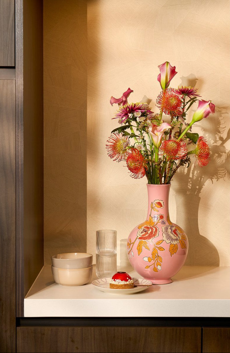 Eloise Vaas – limited edition keramiek met bloemen- en vogelmotief