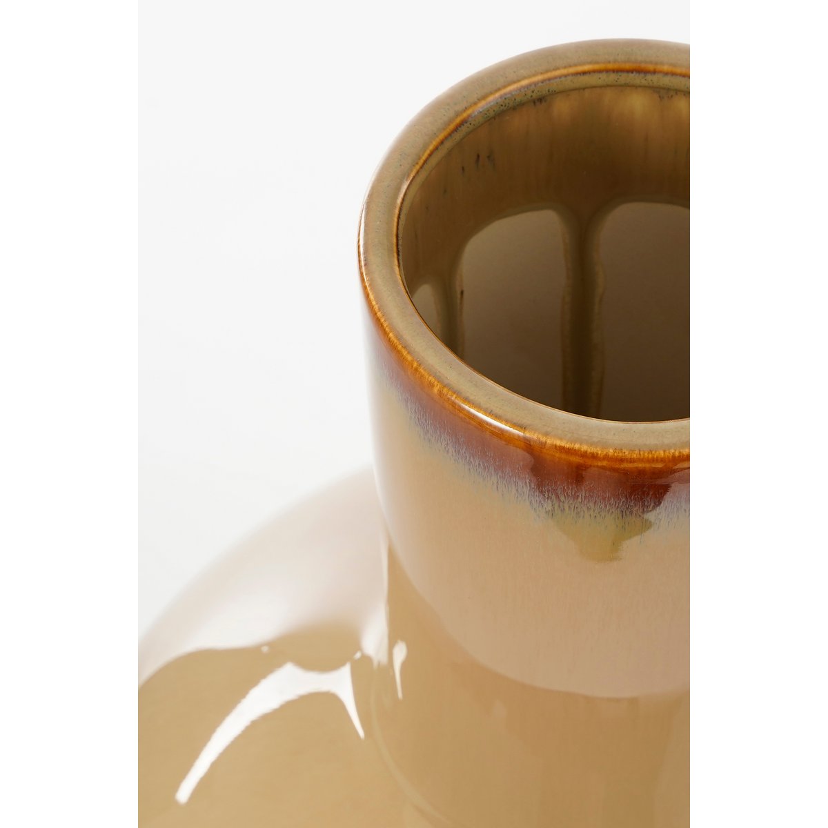 Sand Glow Holm Vase – Japandi keramiek met zachte glans