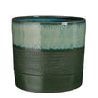 Forest Haze Olof Pot – reactief geglazuurde terracotta in diepe dennegroen