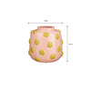 Smiley Vaas – limited edition keramiek in roze met okergele details