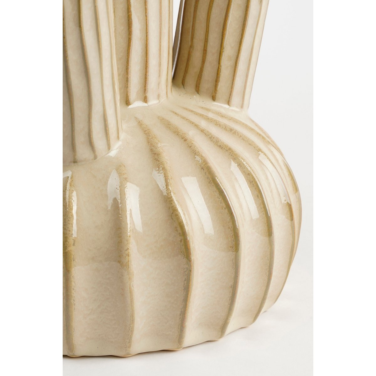 Beige tulpenvaas keramiek Felipe 27 cm – Edenflair