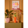 Tangerine Breeze Boaz Vase – handgemaakt keramiek met speelse bobbels