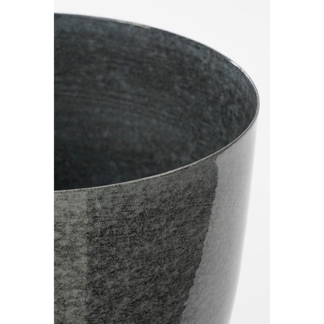 Graphite Poise James Planter – metalen voetstuk in soepel grijs