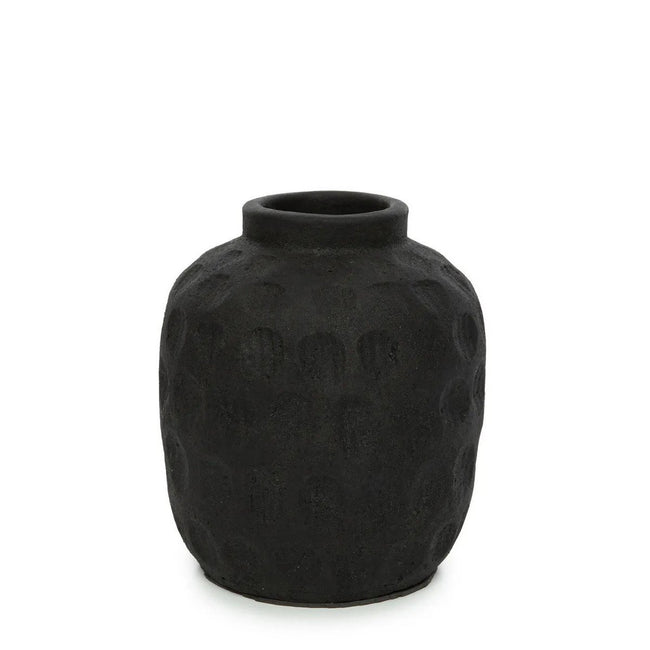 Trendy Vazen – tijdloze terracotta in diepzwart Maat: M