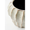 Pearl Ripple Altea Pot – handgemaakt keramiek in helder wit