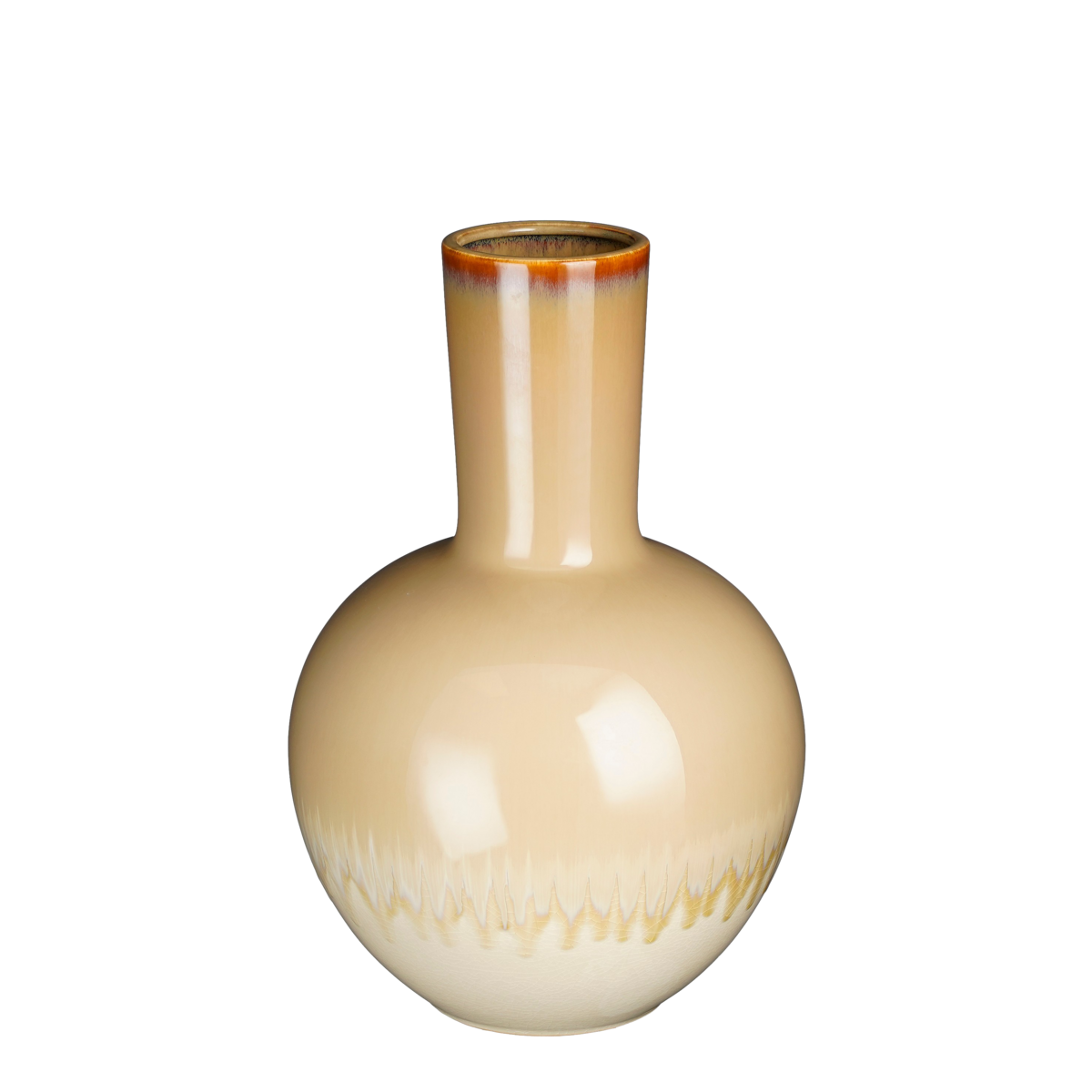 Sand Glow Holm Vase – Japandi keramiek met zachte glans