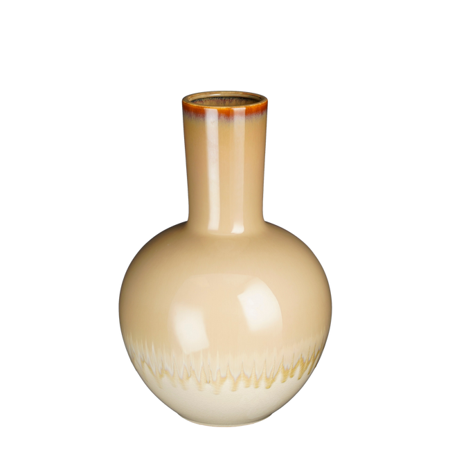 Sand Glow Holm Vase – Japandi keramiek met zachte glans
