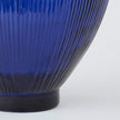 Midnight Ripple Firenza Bottle – gerecycled ribbelglas in diepe indigo