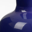 Deep Cobalt Dara Vase – matte metalen statement