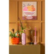 Powder Bloom Boaz Vase – handgemaakt bubbelkeramiek in zacht roze