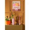 Powder Bloom Boaz Vase – handgemaakt bubbelkeramiek in zacht roze