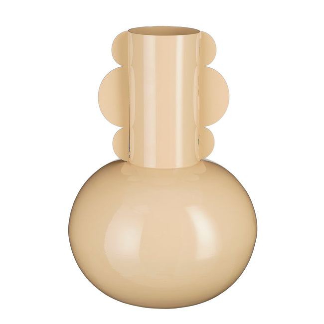 Desert Calm Boyd Vase – satijnbeige metaal & minimal luxe