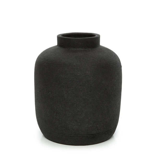 Peaky Vazen – strak terracotta in diepzwart Maat: L