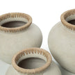 Styly Vazen – terracotta met raffia-accent Maat: L