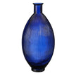 Midnight Ripple Firenza Bottle – gerecycled ribbelglas in diepe indigo