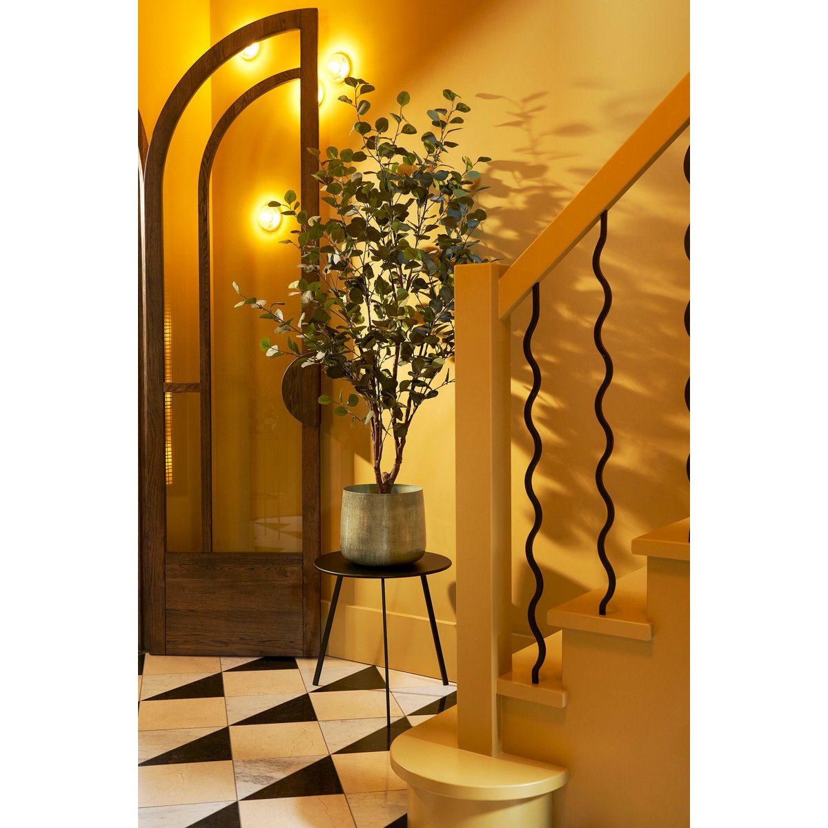 Smoke Drift Benson Planter – industrieel met zachte nuance