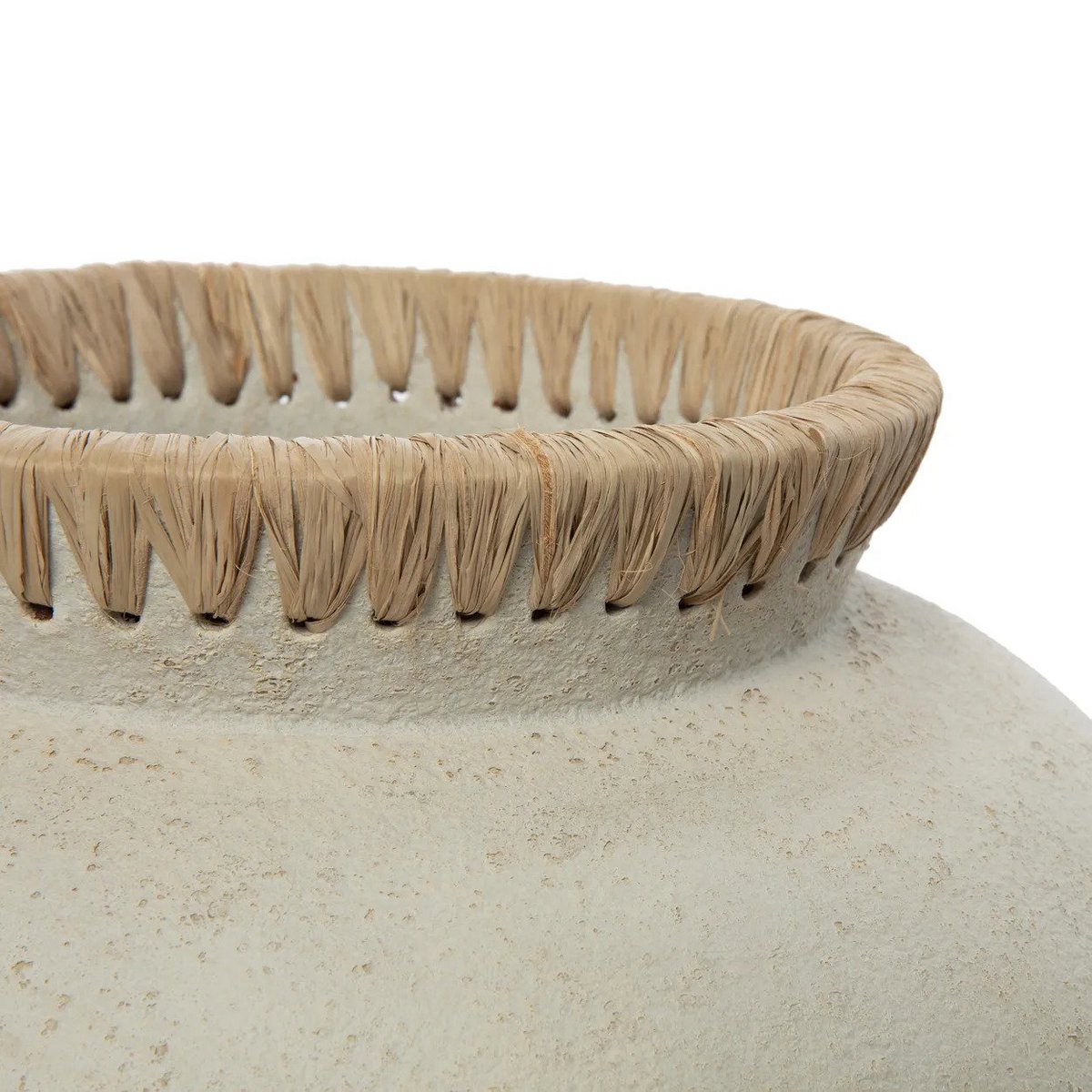 Styly Vazen – terracotta charme met raffia-accent Maat: S