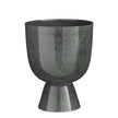 Graphite Poise James Planter – metalen voetstuk in soepel grijs