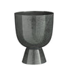 Graphite Poise James Planter – metalen voetstuk in soepel grijs