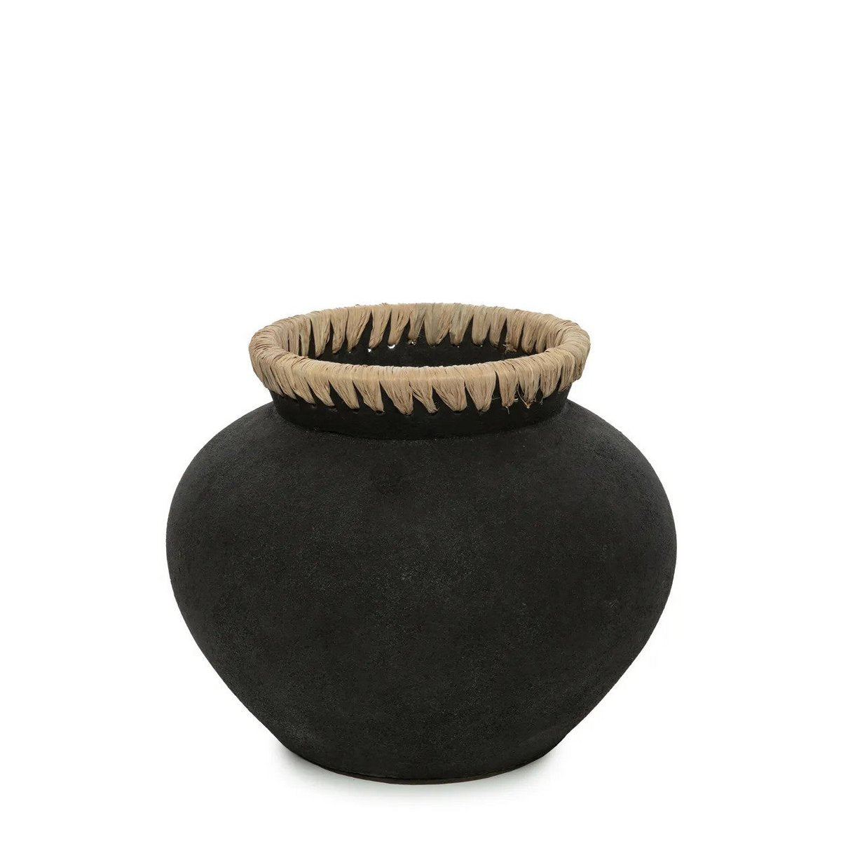 Styly Vazen – terracotta charme met raffia-accent Maat: M