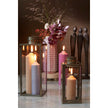 Powder Bloom Boaz Vase – handgemaakt bubbelkeramiek in zacht roze