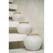Styly Vazen – terracotta met raffia-accent Maat: L