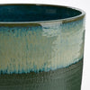 Forest Haze Olof Pot – reactief geglazuurde terracotta in diepe dennegroen