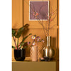 Golden Aura Dara Vase – mat metaal & vorstelijke glans