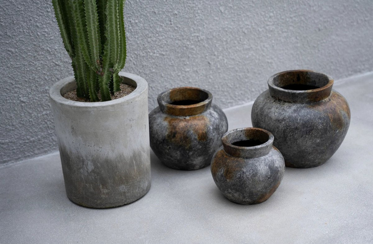 Funky Vazen – speelse terracotta stijl Maat: S
