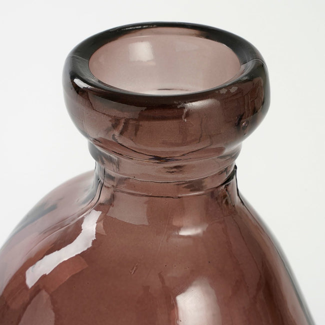 Mocha Haven Pinto Vase – gerecycled glas & aardse glow