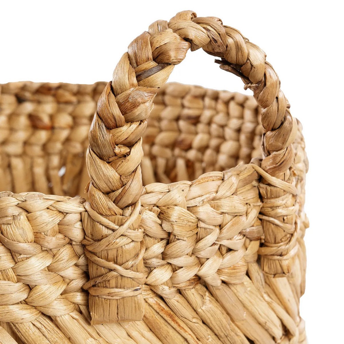 Zigzag Natural – plantenmand met een ritmisch randje Maat L
