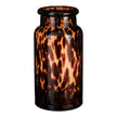 Tiger Glow Glass Vase – stoer & warm karakter