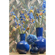 Deep Cobalt Dara Vase – matte metalen statement