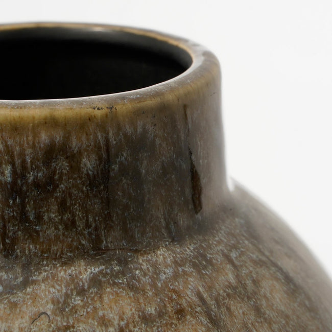 Helma Vaas – limited edition keramiek in blauw met druipeffect
